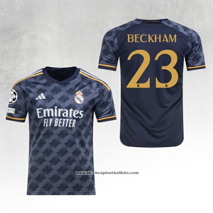 Real Madrid Player Beckham Away Shirt 2023-2024